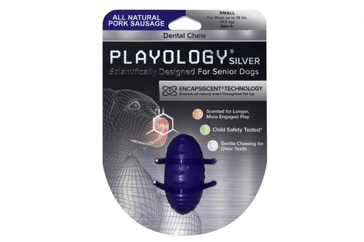 Playology "Silver" Dental Chew for Senior Dogs