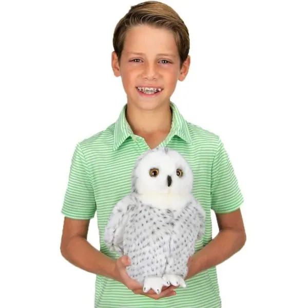 Plush Stuffed Snowy Owl Blizzard