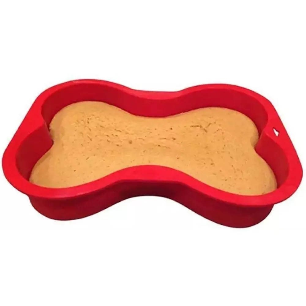 Puppy Cake Bone Shape Non-Stick Silicone Cake Pan