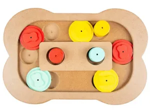 Slide `N Snack Puzzle - Bone 28X19X2,5Cm Multicolour