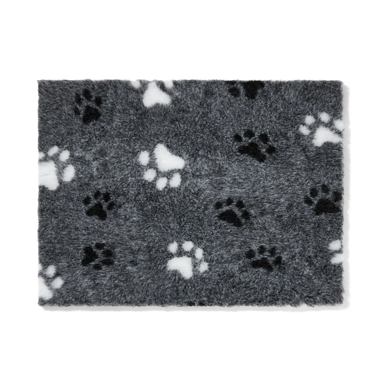 Snooza Stay Dry Mat Grey Paws Dog Bed Large