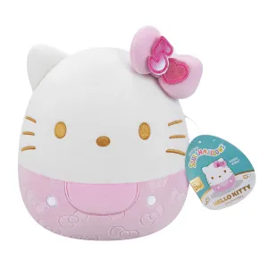 Squishmallows 8 Inch Hello Kitty 50th Anniversary Bows Pink