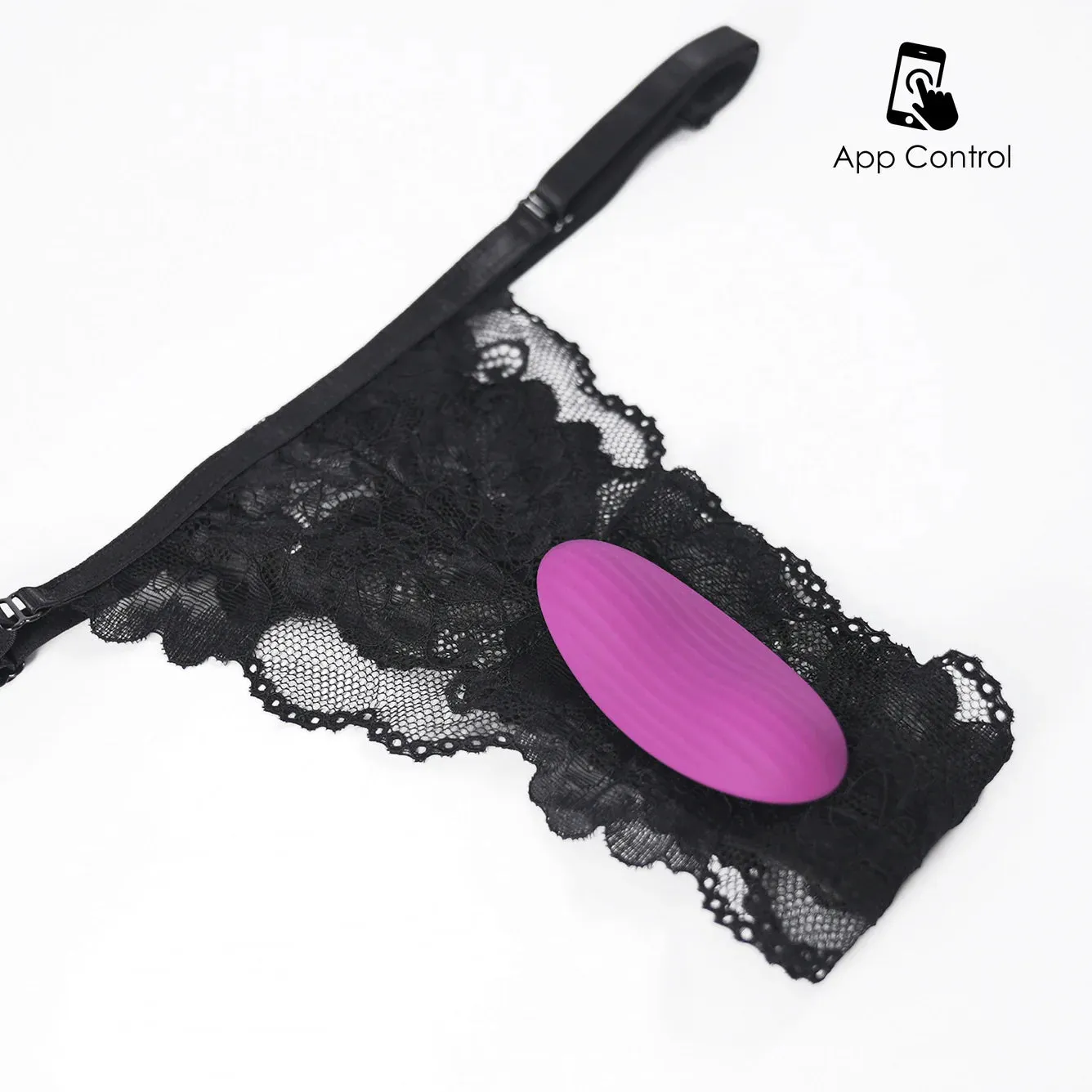 Svakom Edeny Vibrator: App-Controlled, Rechargeable, Wearable Panty Vibrator in Violet