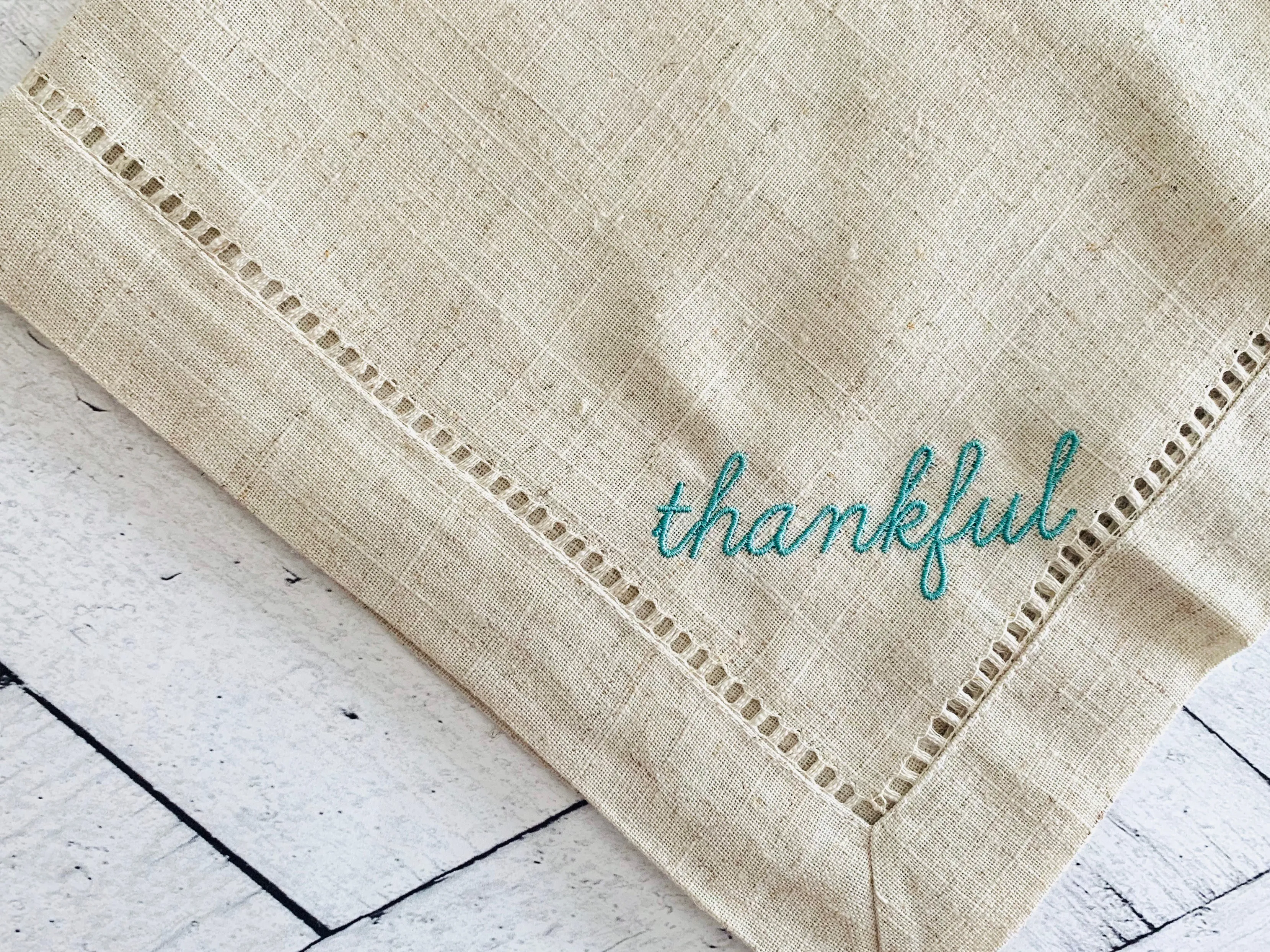 Thankful Cloth Napkins- set of four