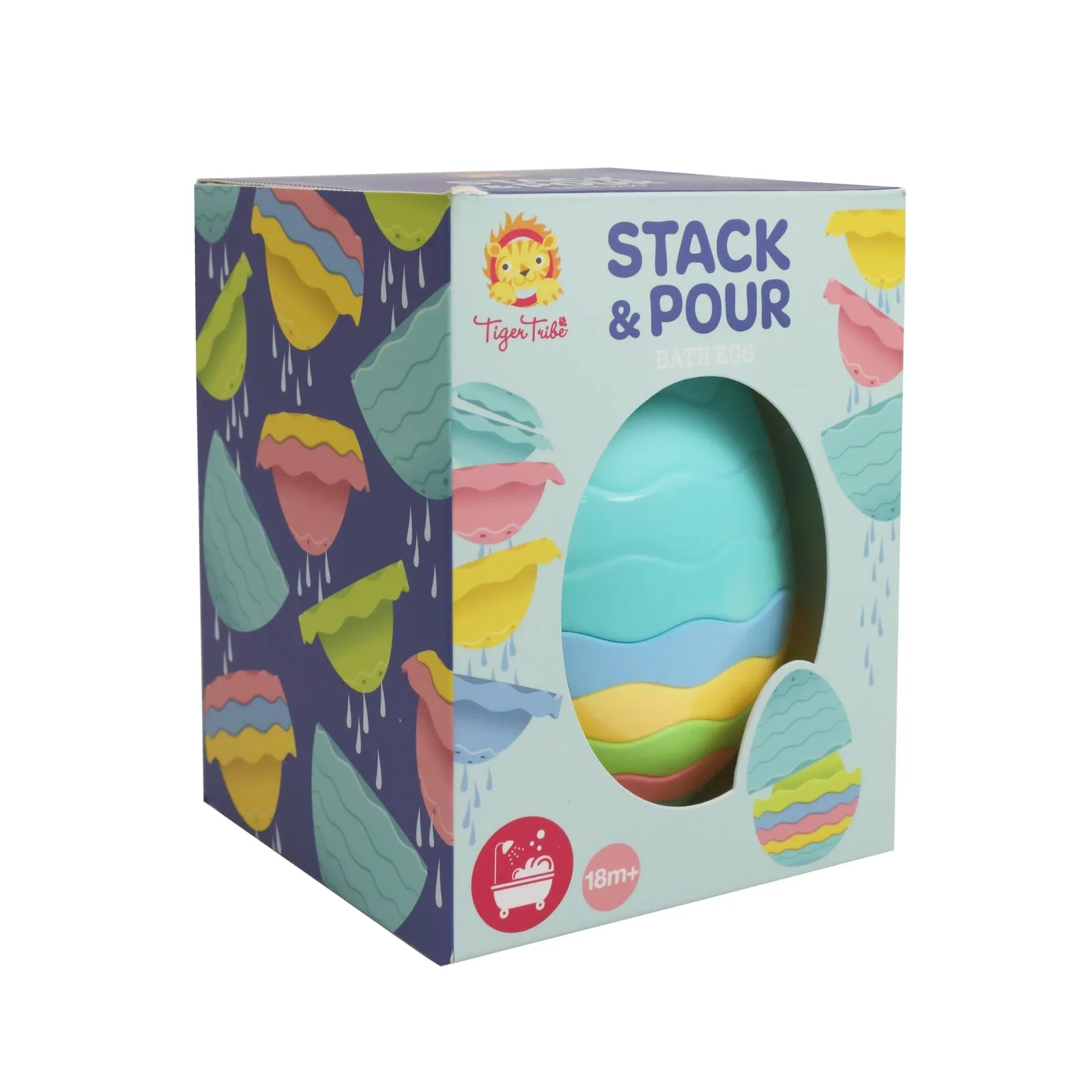 Tiger Tribe Stack & Pour - Bath Egg - Eco