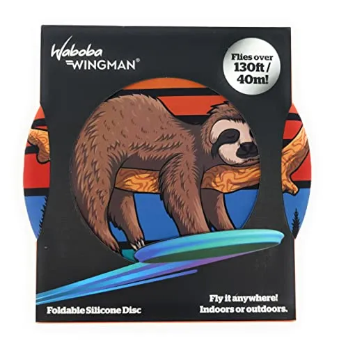 Wabob Wingman Foldable Silicone Throwing Disc - 2 Pack (Assorted Colors)