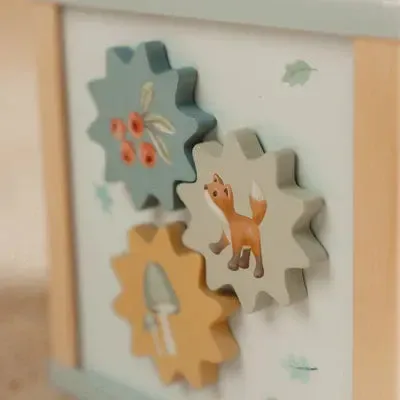 Wooden Activity Cube Forest Friends