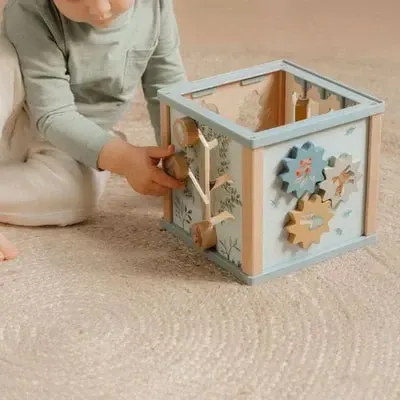 Wooden Activity Cube Forest Friends