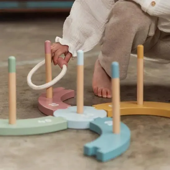 Wooden Ring Toss Game