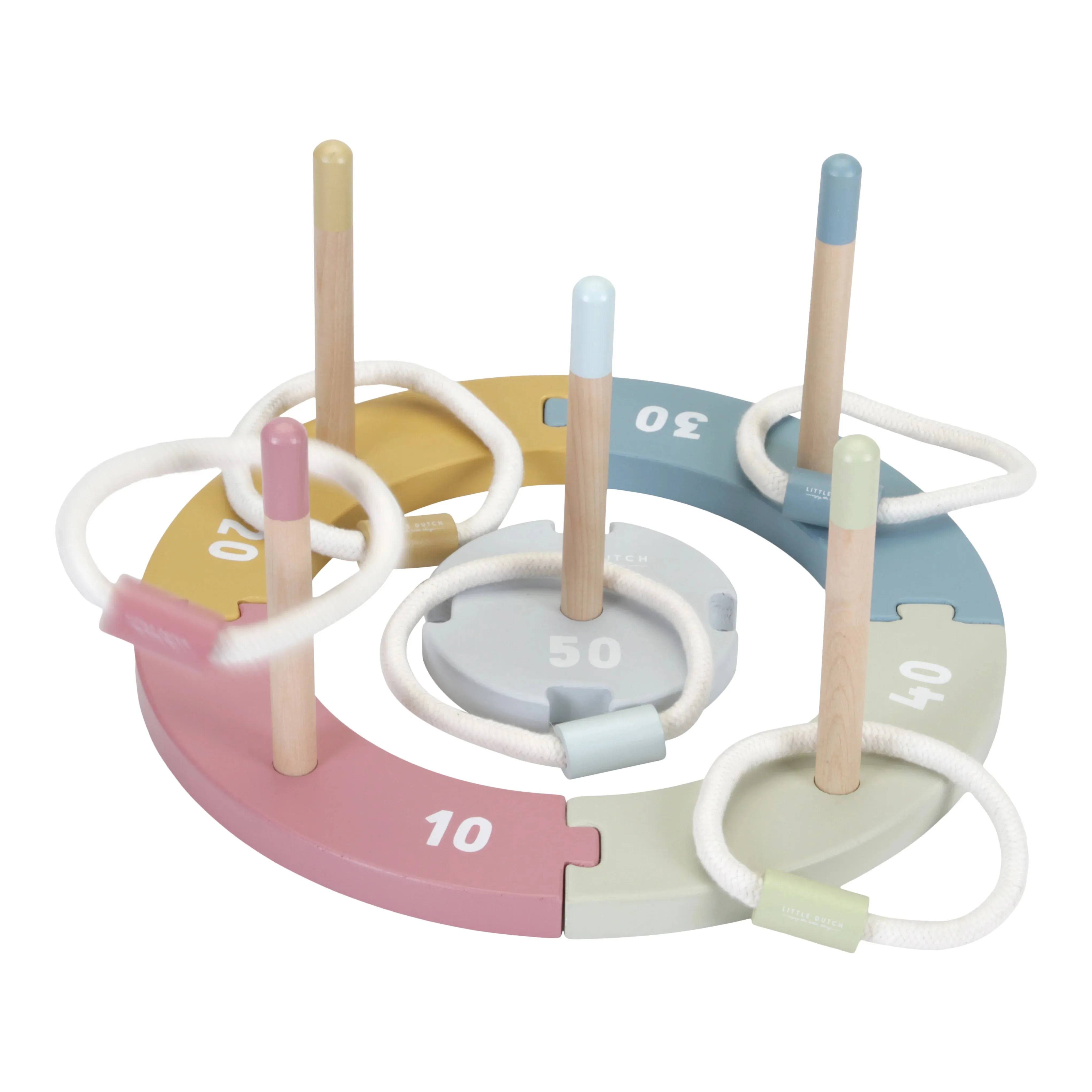 Wooden Ring Toss Game