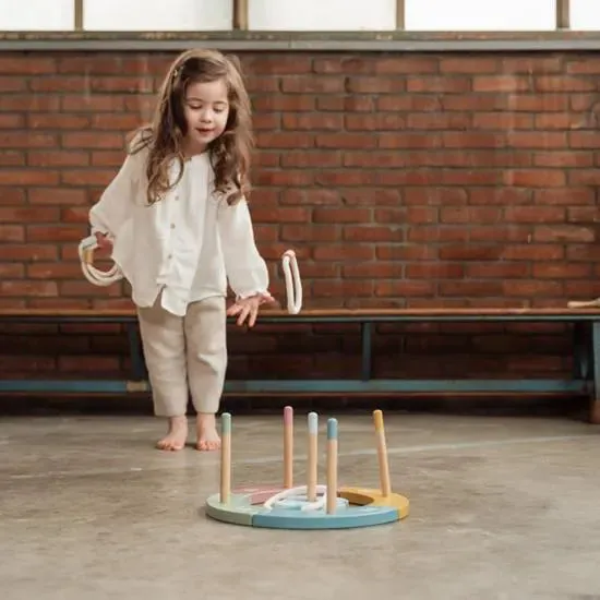 Wooden Ring Toss Game