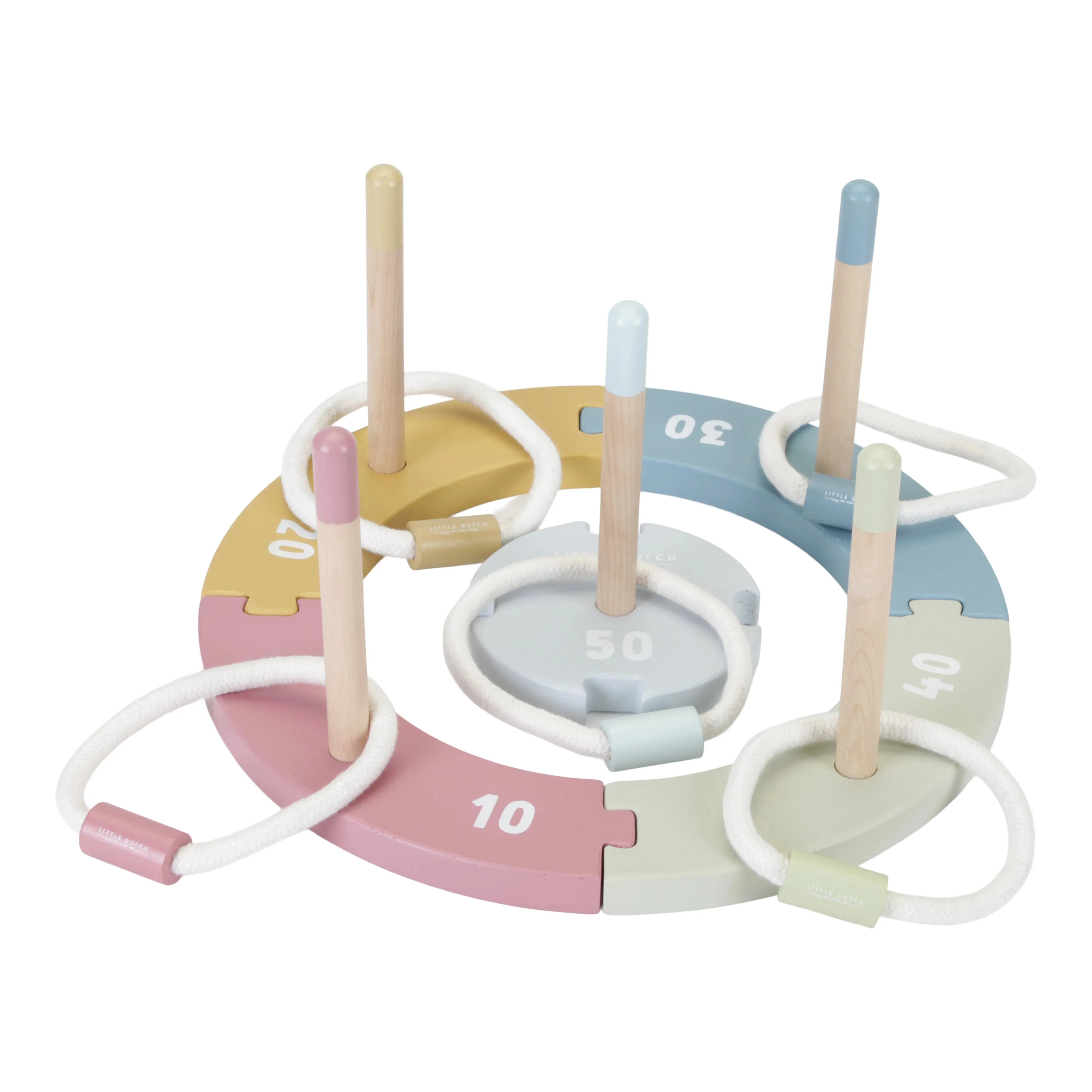 Wooden Ring Toss Game